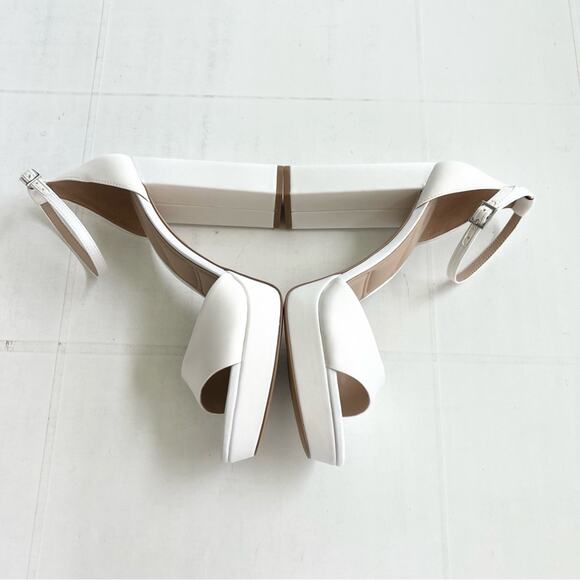 New ALDO Enaegyn2.0 Strappy Heeled Platform Sandal Women’s SIZE 11 White - Picture 4 of 10